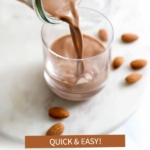 chocolate almond milk pin