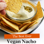 vegan nacho cheese pin fo pinterest