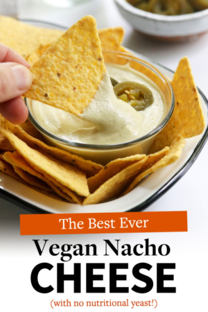 vegan nacho cheese pin fo pinterest