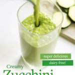 zucchini smoothie pin for pinterest