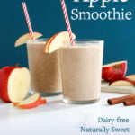 apple smoothie pin for pinterest