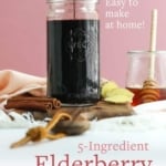 elderberry syrup pin for pinterest