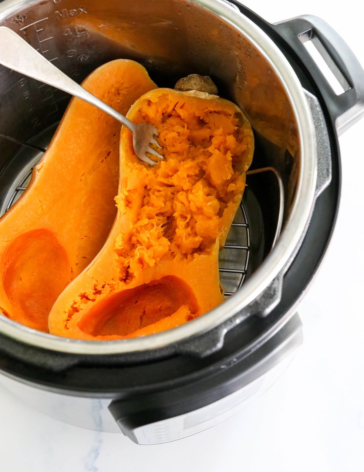 cooked butternut squash in Instant Pot