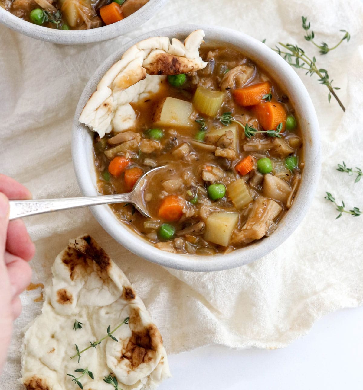 Instant Pot Vegetable Soup - The Almond Eater