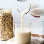 How to make Oat Milk pin for Pinterest by Detoxinista.