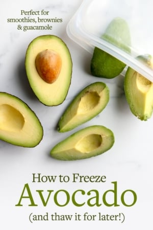 How To Freeze Avocado - Detoxinista