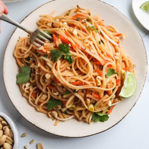 Best Ever Vegan Pad Thai - Detoxinista