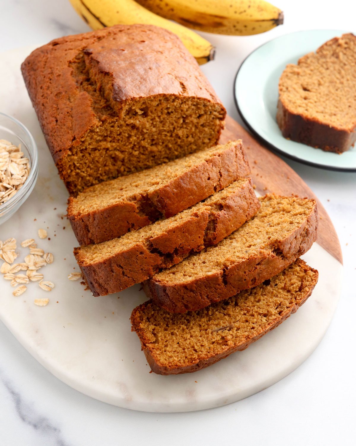 Oat Flour Banana Bread Detoxinista