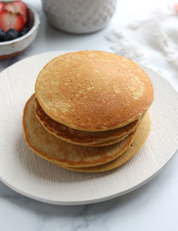 Oat Flour Pancakes Detoxinista
