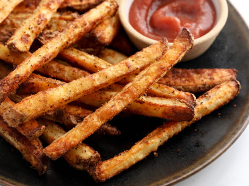 Crispy Air Fryer Sweet Potato Fries - Detoxinista