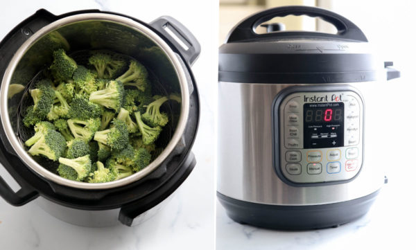 raw broccoli in Instant Pot