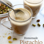 pistachio latte pin