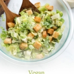 vegan caesar salad pin