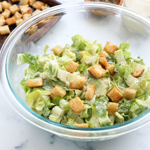 vegan caesar salad