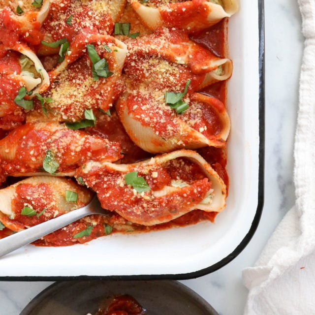 Vegan Stuffed Shells - Detoxinista