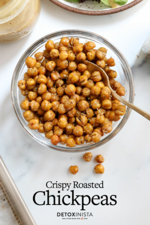 roasted chickpeas pin