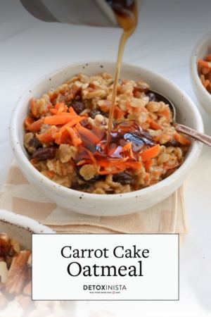 carrot cake oatmeal pin