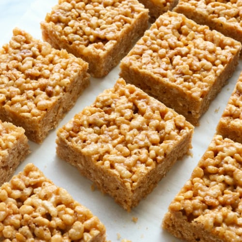 Peanut Butter Rice Crispy Treats - Detoxinista