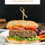 healthy burgers pin for pinterest.