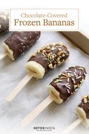chocolate covered banana pin for pinterest.