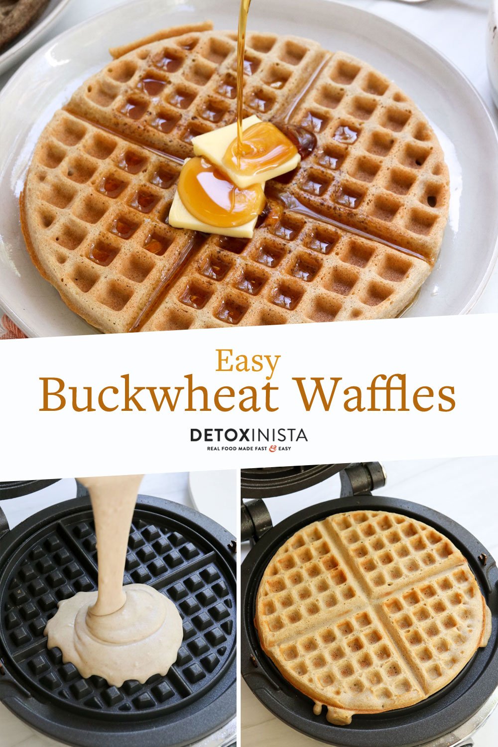 Buckwheat Waffles Detoxinista