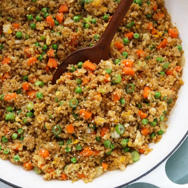 Quinoa Fried Rice (Glutenfree!) Detoxinista Quinoa Recipe