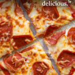 almond flour pizza crust labeled for Pinterest.