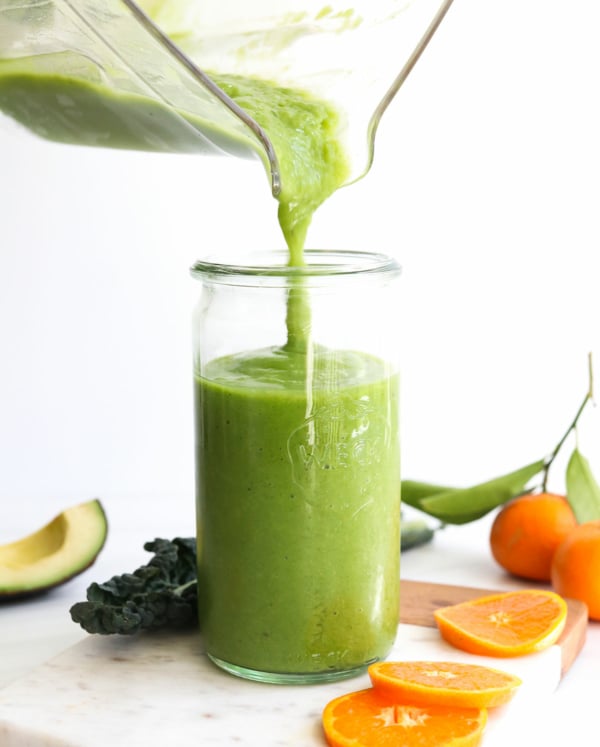 Tropical Kale Smoothie Detoxinista