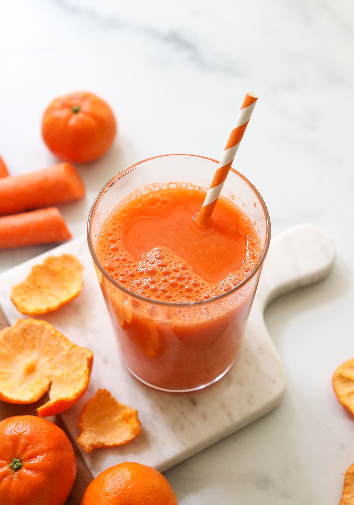 Carrot Juice with Ginger Orange