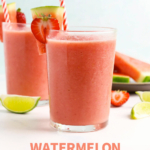 watermelon smoothie pin for pinterest.