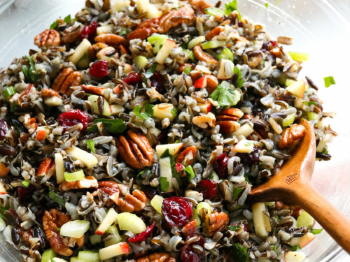 Healthy Recipe: Black Rice Kale and Raspberry Salad
