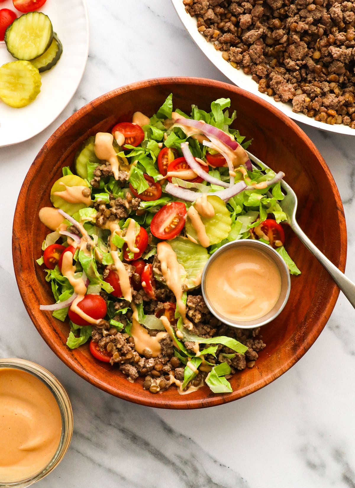 Massive Mac Salad – Detoxinista Massive Mac Salad – Detoxinista