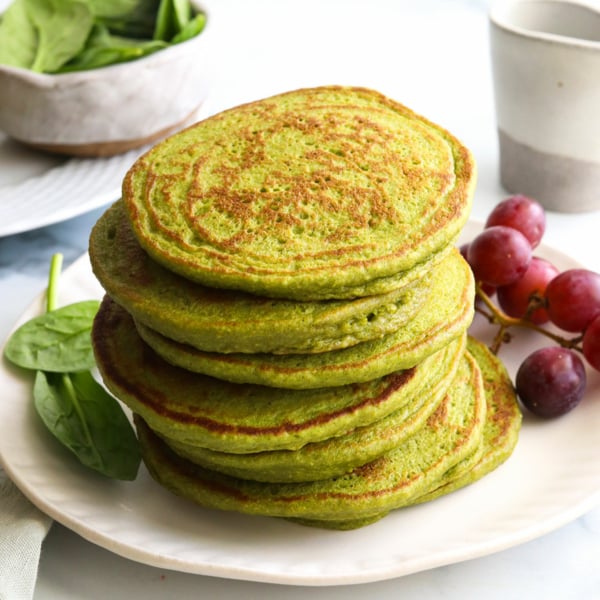 Spinach Pancakes Recipe (Gluten-Free!) - Detoxinista