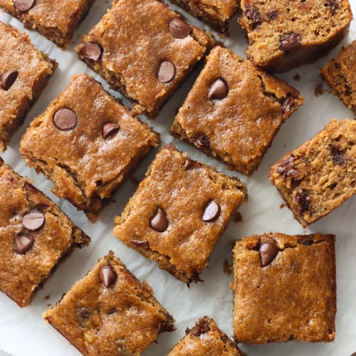 Banana Chocolate Chip Bars Recipe - Detoxinista