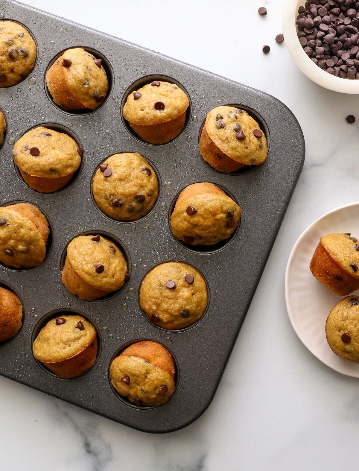 Mini Banana Chocolate Chip Muffins Recipe - 51