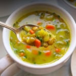 detox soup labeled for Pinterest.