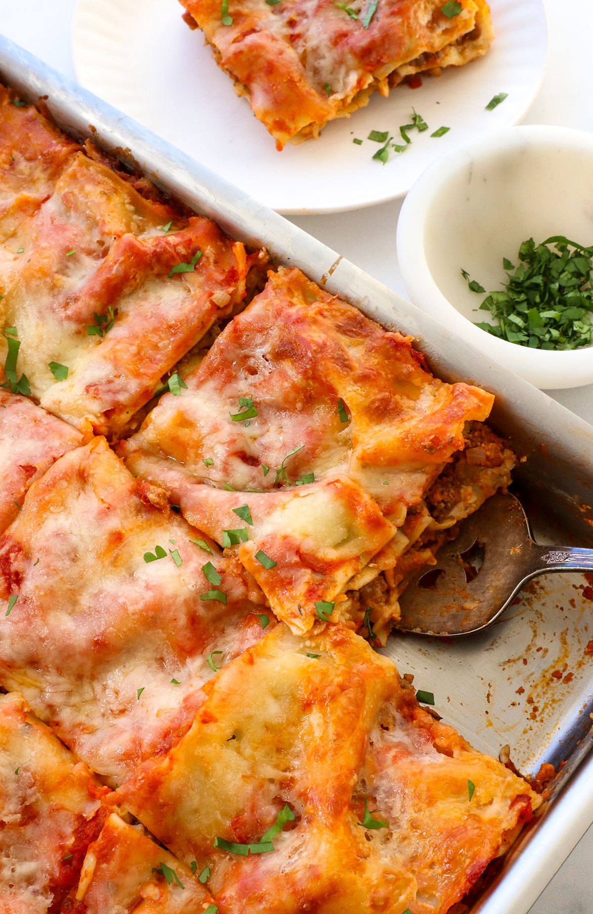 Cottage Cheese Lasagna (With sneaky Fiber!) - Detoxinista